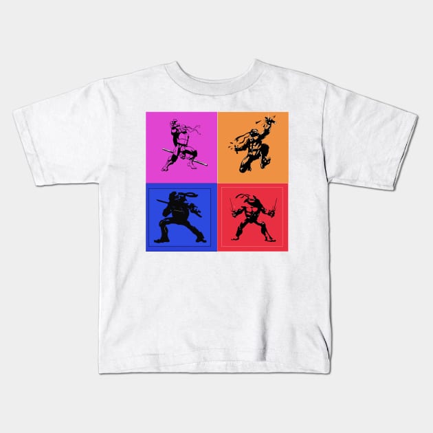 TMNT Kids T-Shirt by HIghlandkings